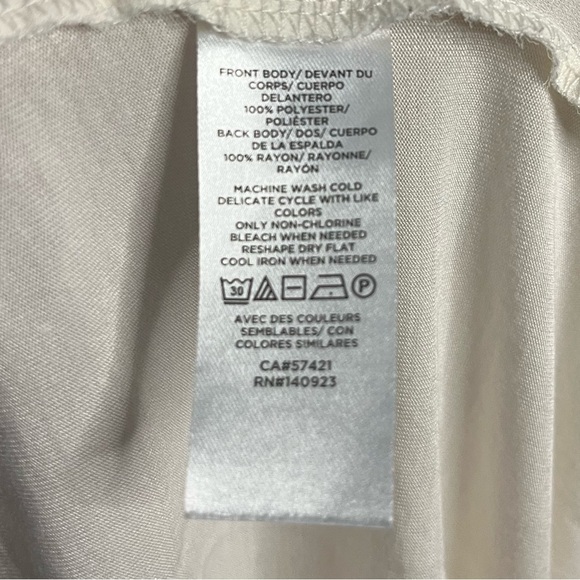 LOFT Cream Sleeveless Top - Size XL - Picture 5 of 6